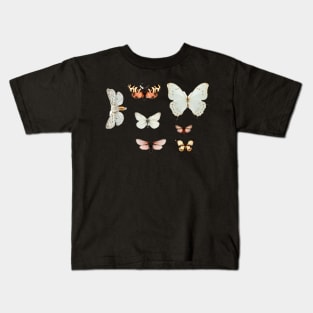 butterfly digital collage Kids T-Shirt